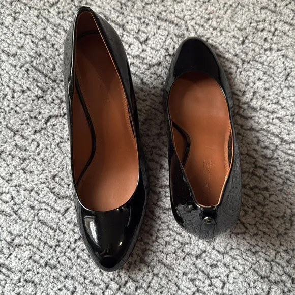 Black Coach platform Shoes