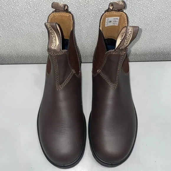 Blundstone Elastic Sided Chelsea Boots Walnut Brown Size 6.5 – New Without Box