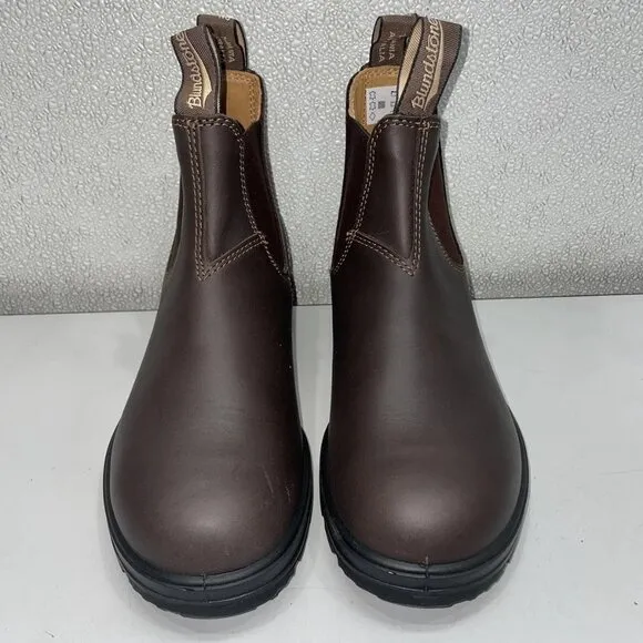 Blundstone Elastic Sided Chelsea Boots Walnut Brown Size 6.5 – New Without Box