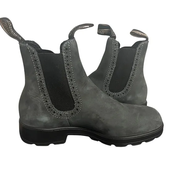Blundstone Women's High Top Boots Rustic Black Size 7 US