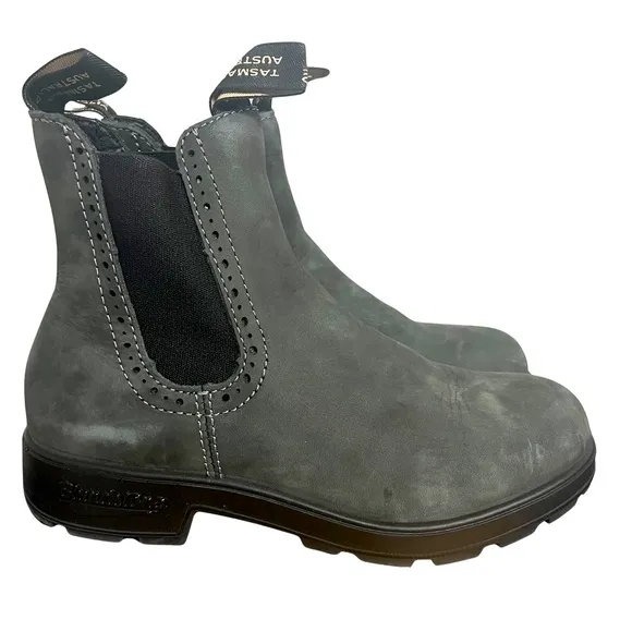 Blundstone Women's High Top Boots Rustic Black Size 7 US