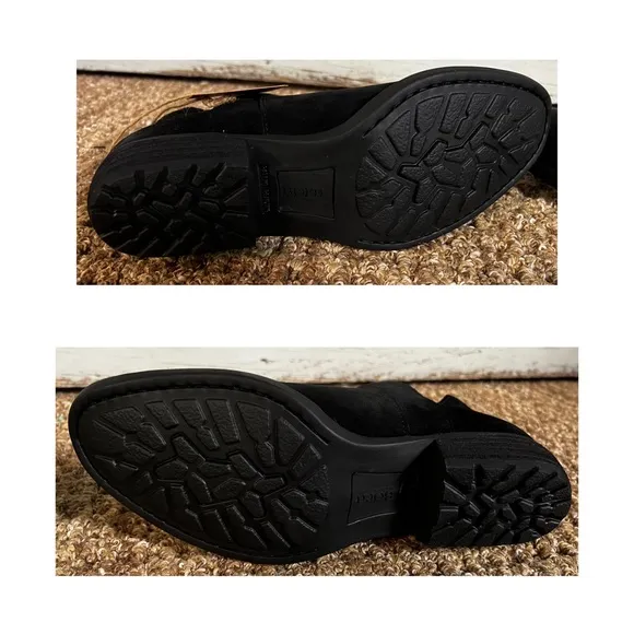 Born Brie Black Suede Boots 6