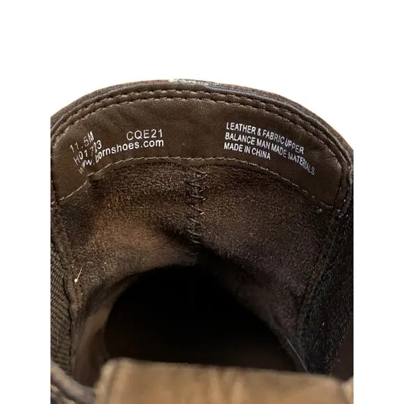 Born Brown Leather Pull On Chelsea Boots -Size 11.5