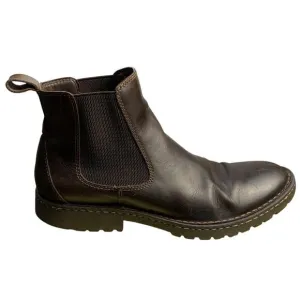 Born Brown Leather Pull On Chelsea Boots -Size 11.5