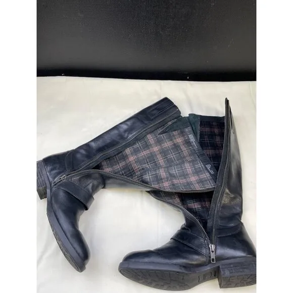 Born Women's Black Leather Riding Boot/ Shoes Size 7.5 SKU 5693
