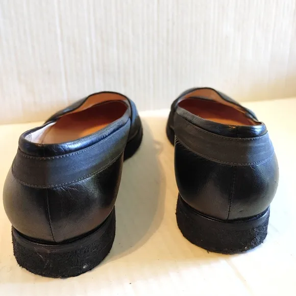 Bottega Veneta Mary Jane Loafer Platform Heel Shoes Size 37
