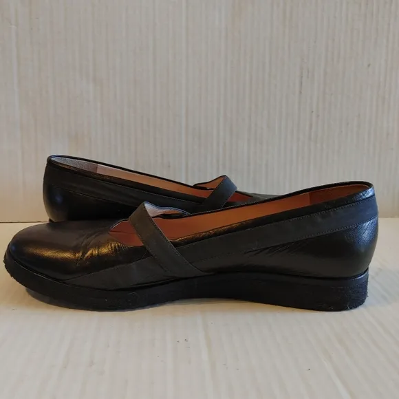 Bottega Veneta Mary Jane Loafer Platform Heel Shoes Size 37