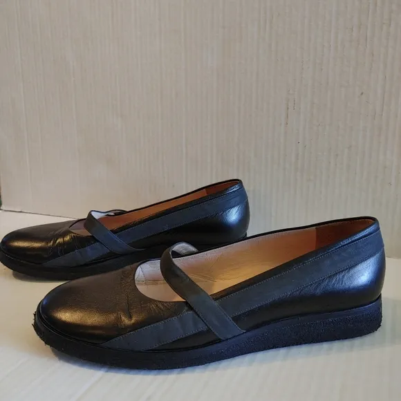 Bottega Veneta Mary Jane Loafer Platform Heel Shoes Size 37