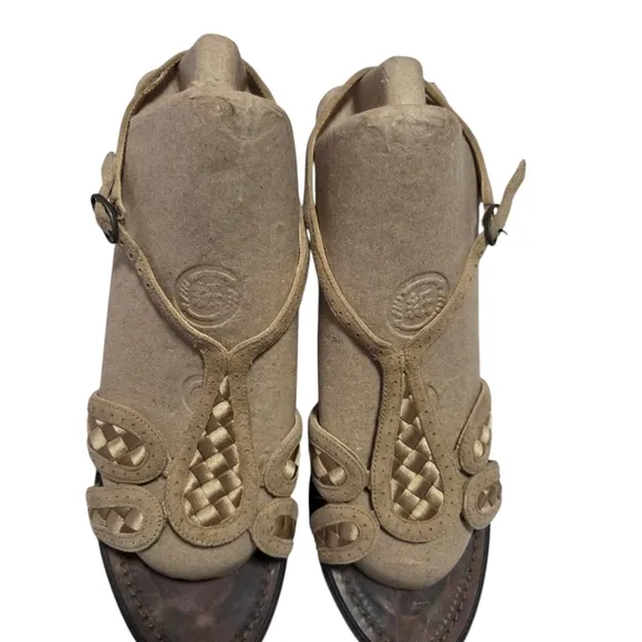 Bottega Veneta Women's Tan Heeled Sandals