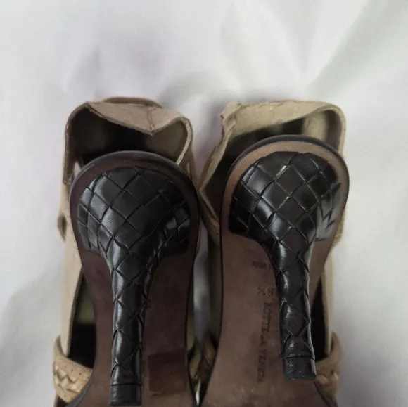 Bottega Veneta Women's Tan Heeled Sandals