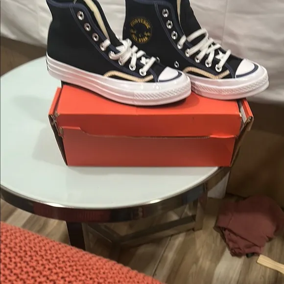 Brand New Converse Chuck Taylor All Star High-Tops – Classic Black, Size 8.5