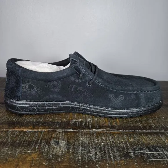BRAND NEW Hey Dude Jelly Roll Wally Slip On Mens Size 11 Black Limited Edition