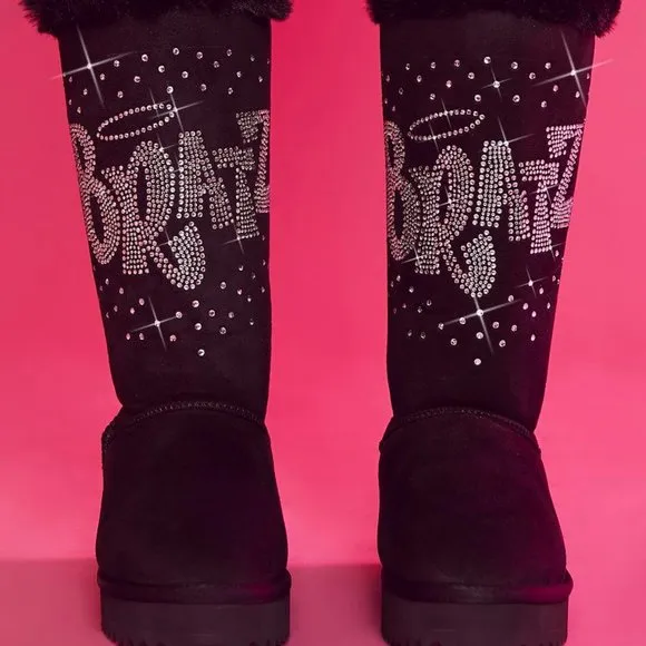 BRATZ  BRINGING THE BLINGY  Knee High Boots ( BRAND NEW !!!! )