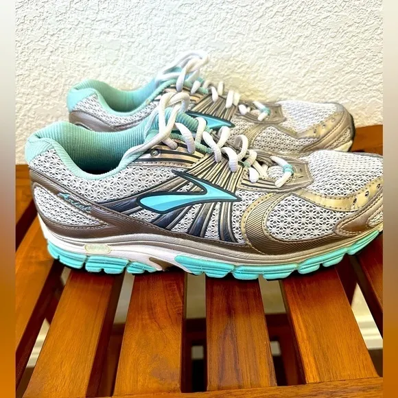 Brooks Ariel, size 9 EU 40.5 aqua/silver/gray, width B