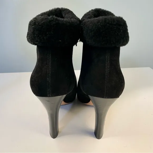 Brooks Brothers Genuine Suede Leather Sherpa Ankle Boots Size 9
