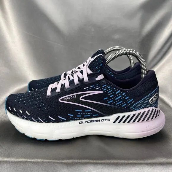 Brooks Glycerin 20 Running Shoes Women's 8 Sneakers 1203691B499 Blue Lilac Gym