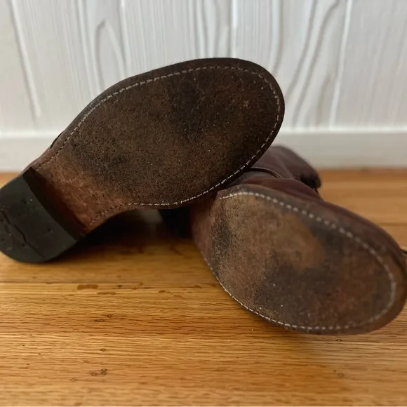 Brown Leather Wolverine 1000 Mile Lace-Up Boots