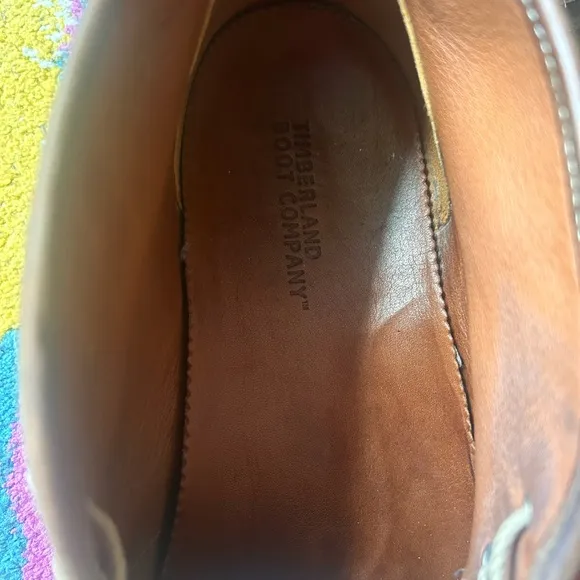 Brown suede boots by Timberland. Men’s size 11.