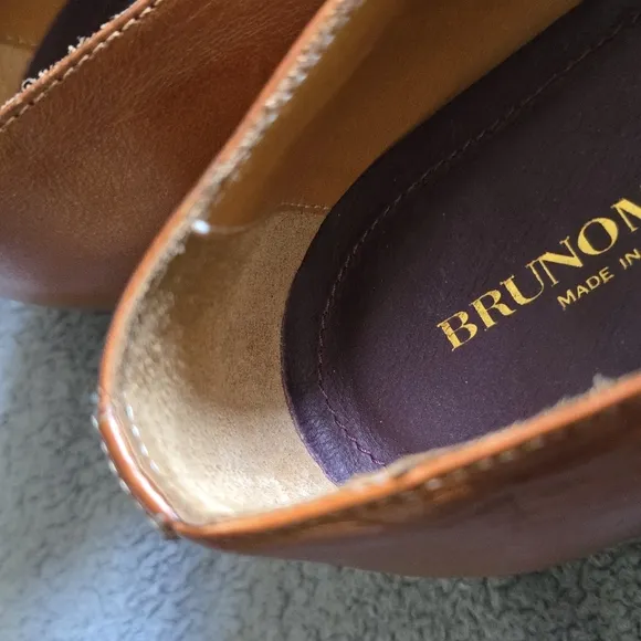 Bruno Magli Men's Brown Leather Shoes