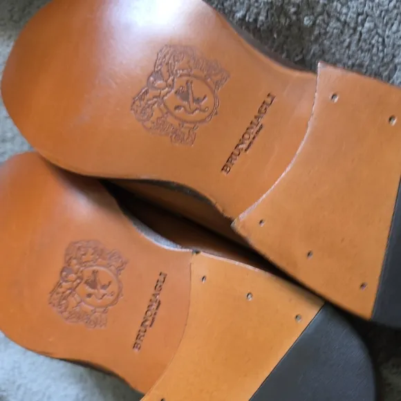 Bruno Magli Men's Brown Leather Shoes