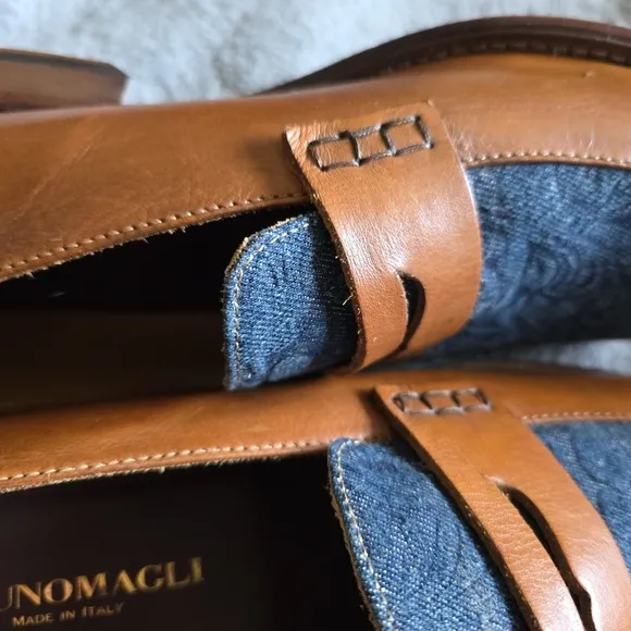 Bruno Magli Men's Brown Leather Shoes