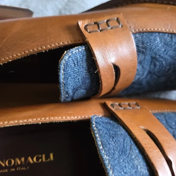 Bruno Magli Men's Brown Leather Shoes
