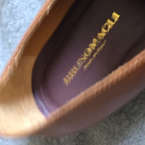 Bruno Magli Men's Brown Leather Shoes