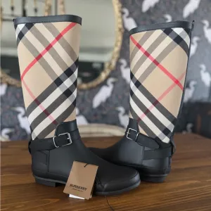 Burberry Women's Simeon Vintage Check Rain Boots