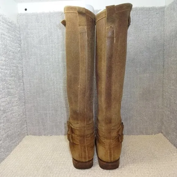 𝅺buttero Fato in Italia Womens Size 8 US Brown Suede Leather High Boots