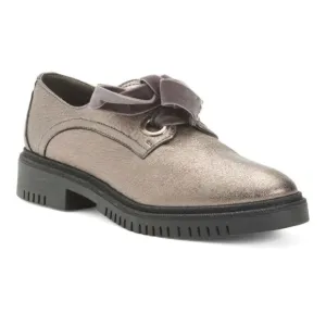 Cafenoir Graphite Metallic Oxford Shoes Size 36/6 A3