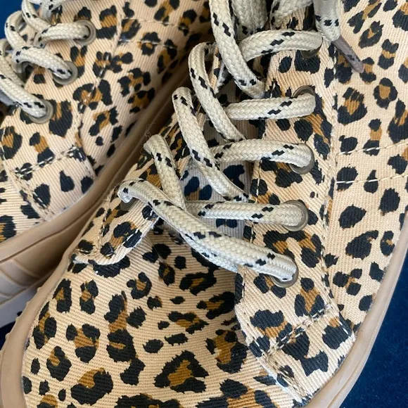Canvas high tops in animal print by PROMOD- from Bordeaux, France 🇫🇷 Brand NEW