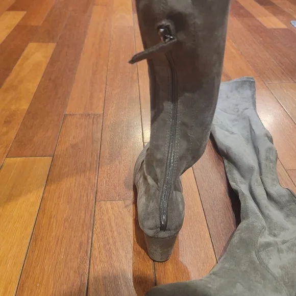 Carina Over the Knee Suede Leather Boots