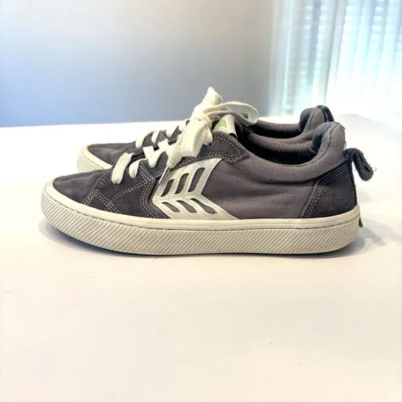 Cariuma EUC‎ Catiba Pro Low Skate Sneakers Shoes Gray US Size Men 7.5 Women 9