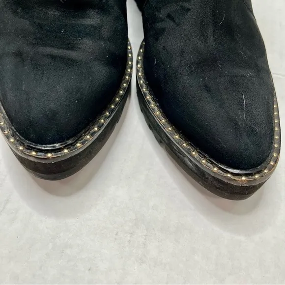 Cecelia New York Black Suede ‘Gemma’ Chelsea Boots