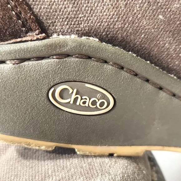 Chaco Otis Canvas Leather Nurl Shitake Performance Ankle Boots Men's Size 11 EUC