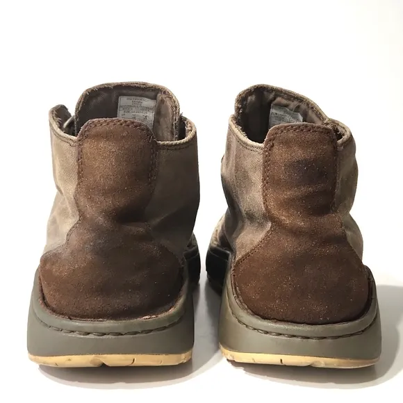 Chaco Otis Canvas Leather Nurl Shitake Performance Ankle Boots Men's Size 11 EUC