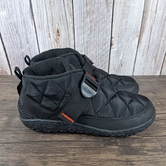Chaco Ramble Puff Bootie Shoes Women's Sz 9 Black JCH108888 (NIB)