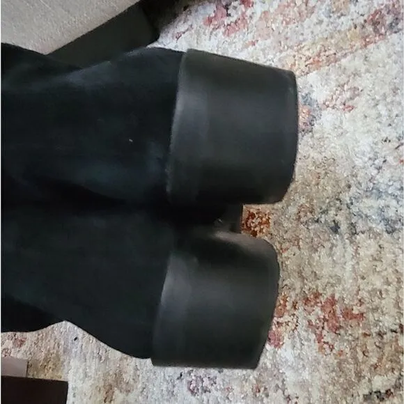 Charles David Lace-Up Suede Boots 7.5