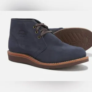 Chippewa Navy Suede Boots