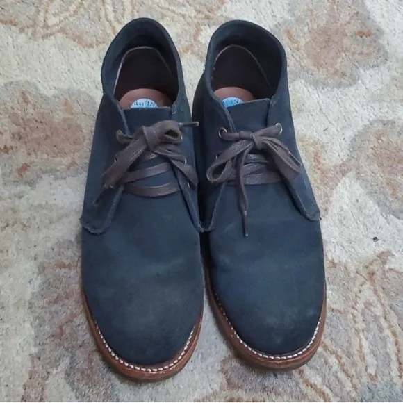Chippewa Navy Suede Boots