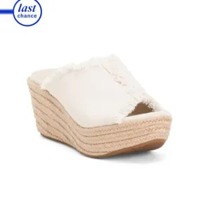 CHOCOLAT BLU Natural Wania Wedge Sandals