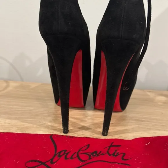 Christian Louboutin Black Platform Heels