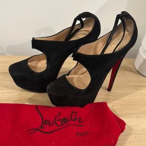 Christian Louboutin Black Platform Heels