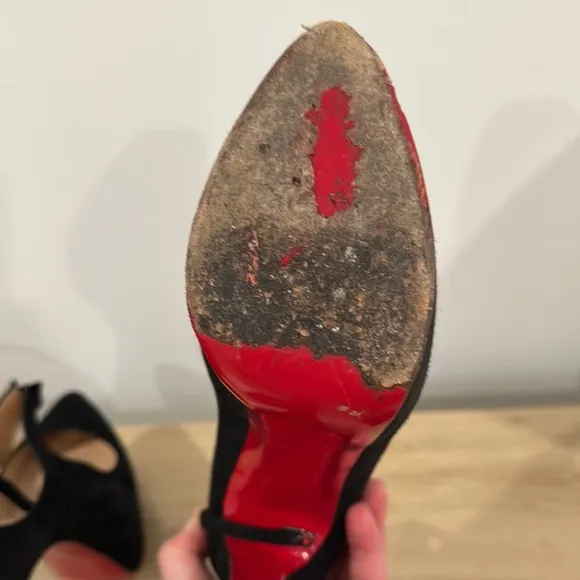 Christian Louboutin Black Platform Heels