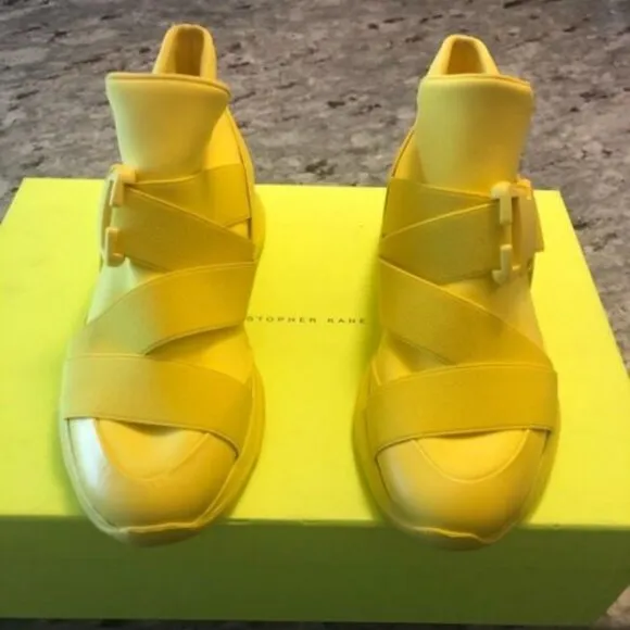 Christopher Kane Neoprene Buckle High Tops 40 $445