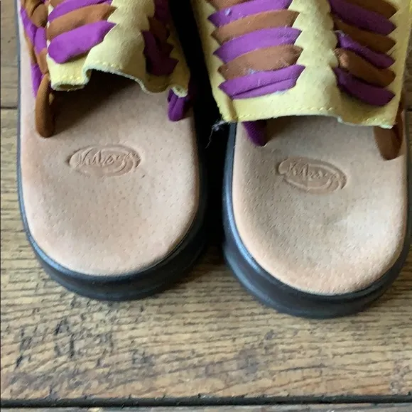 CHUBASCO Leather Woven Sandals Size 7 - 9