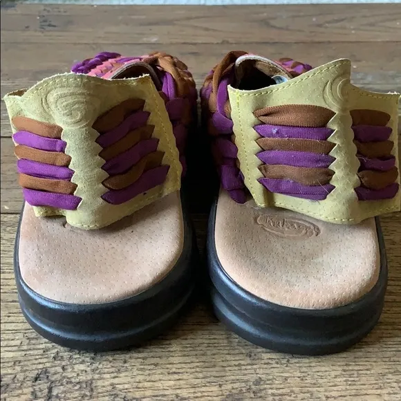CHUBASCO Leather Woven Sandals Size 7 - 9