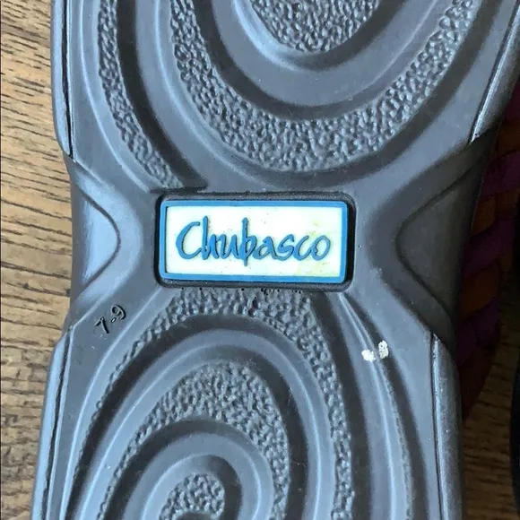 CHUBASCO Leather Woven Sandals Size 7 - 9