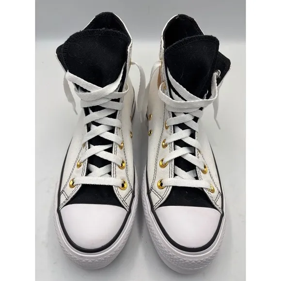 Chuck Taylor All Star Lift Platform 171209C, White/Black, Gold, M5.5/W7.5