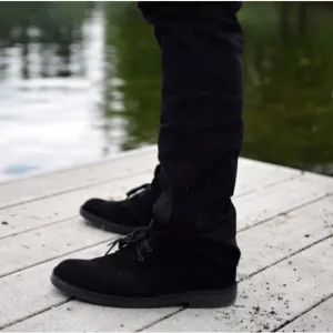 Clark's Black Bushacre Suede Lace Up Chukka Men’s Boots Size 12